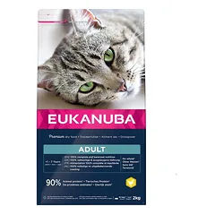 Eukanuba CAT Adult Top Condition 1+ Chicken sausas maistas suaugusiems katėms, 2 kg
