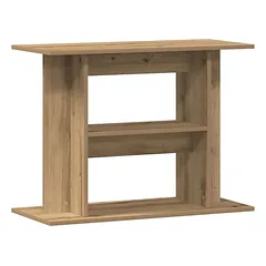 Prolenta Premium akvariumo stovas Dade City, 120 x 40 x 60 cm, pilka, mediena — 5 nuotrauka
