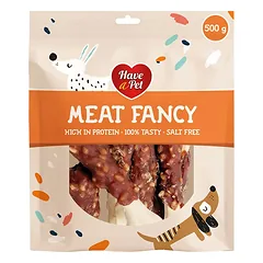 HAP skanėstas šunims, triušių kojos su ryžiais, 500 g