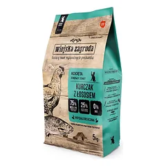 WIEJSKA ZAGRODA Vištiena su lašiša kačiukams 2x5 kg