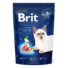 BRIT Cat Premium by Nature Sterilised lamb 1,5 kg