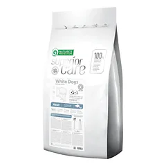 NATURE’S PROTECTION SUPERIOR CARE MAŽŲ IR LABAI MAŽŲ VEISLIŲ SUAUGUSIŲ ŠUNŲ SAUSAS BEGRŪDIS PAŠARAS SU BALTA ŽUVIMI 10 kg