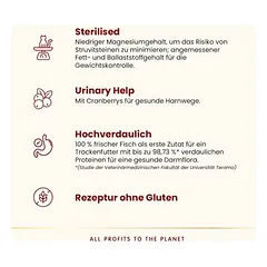 Almo Nature HFC Longevity Sterilized su jūriniu ešeriu ir dorada, sausas maistas katėms — 5 nuotrauka
