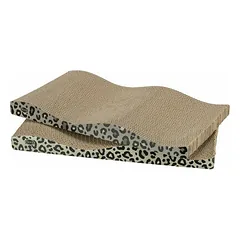 Trixie Leo Cat Scratching Boards, 44 x 6 x 25 cm, Brown & Cream, 2 pcs