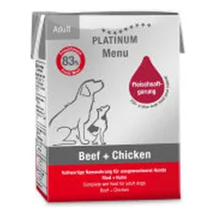 Platinum paštetas su jautiena ir vištiena šunims - Pet24