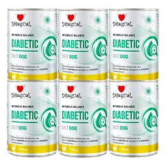 Disugual Veterinary drėgnas šunų maistas DIABETIC Chicken (suaugusiems) 6x400g