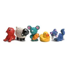 Record žaislas šunims mini zoo su cypiančiu garsu, vinilas, 5.5-9 cm — 2 nuotrauka