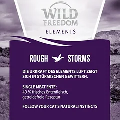 Wild Freedom Adult "Rough Storms" su antiena – begrūdis sausas maistas katėms, 1,5 - 2,9 kg — 4 nuotrauka