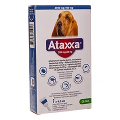 ATAXXA užlašinamasis tirpalas nuo parazitų (>25 kg) šunims, 4 ml