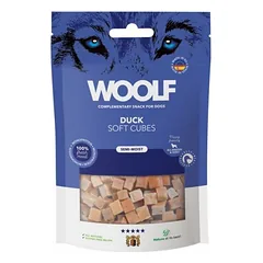 WOOLF Duck Cubes – skanėstai šunims su antiena, kubeliai — 2 nuotrauka