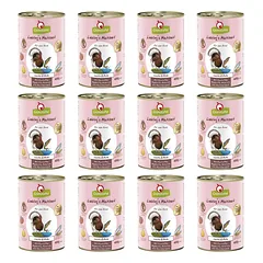 GranataPet & Turkija - be grūdų šlapias šunų maistas, lašiša ir kalakutiena, Salmon / 12x 400g — 2 nuotrauka