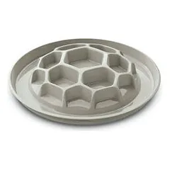 Georplast Slow Food Honey plastmasinis dubenėlis lėtam maisto ėdimui, su neslystančiu pagrindu, 32x32x6 cm — 2 nuotrauka