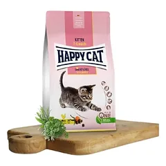 Happy Cat visavertis pašaras jaunoms katėms su paukštiena Kitten LandGeflugel, 1,3 kg