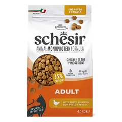 Schesir vieno baltymo, sausas maistas katėms su vištiena, 1,5kg