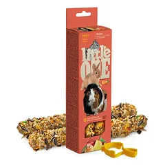Little one lazdelės jūrų kiaulytėms, triušiams ir šinšiloms su vaisiais, 2×60 g