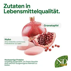 Farmina N&D begrūdis Adult su vištiena ir granatu, sausas maistas katėms, 5 - 9,9 kg — 3 nuotrauka