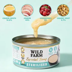 WILD FARM Special Soup Support 80 g Sterilizuota