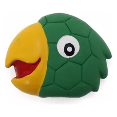 Lateksinis žaislas šunims - papūgos galva 8x7x3cm su garsu