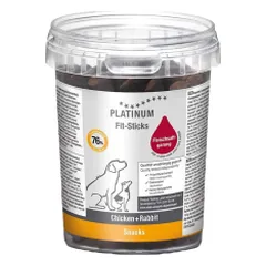 Platinum Fit-Sticks lazdelės su vištiena ir triušiena skanėstai šunims, 300 g