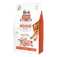 Brit Care Cat GF Indoor Anti-stress sausas maistas katėms 2kg. – 7kg.