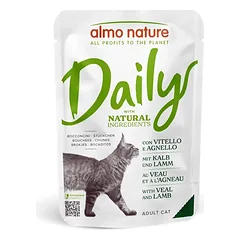 Almo Nature Daily Cat Pouch with Veal and Lamb 70g su veršiena ir ėriena
