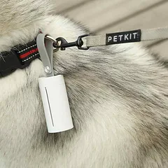 Šunų atliekų maišelių dozatoriaus rinkinys PETKIT, 1 dozatorius ir 1 papildymo ritinėlis — 3 nuotrauka