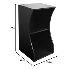 Fluval Flex 41,5x42x77cm spintelė juoda — 2 nuotrauka