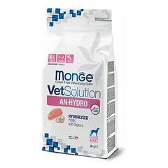 Monge VetSolution Canine Adult An-Hydro Hydrolysed Pork with Tapioca 9 kg parduotuvėje 1petshop.lt