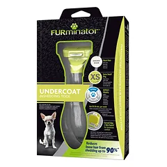 FURminator deShedding šukos trumpaplaukiams šunims XS