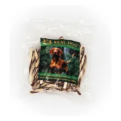 RD-131 REAL DOG SNACKS Sukti antienos ir menkės sumuštiniai 500g