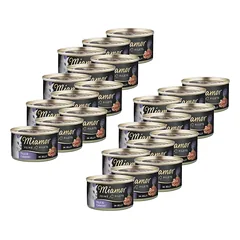 Miamor Feine Filets in jelly - drėgnas kačių ėdalas su tunu ir kalmarais 24x100g skardinė