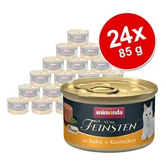 Animonda Vom Feinsten Adult ekonominė pakuotė, drėgnas maistas katėms 24 x 85 g