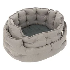 zooplus Exclusive guolis šunims Cozy ecoLIFE, pilkas, L 64 x B 60 x H 30 cm — 5 nuotrauka