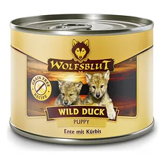 WOLFSBLUT Wild Duck su antiena konservai šuniukams, 200 g nuotrauka