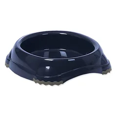 Plaček MC Non-slip plastmasinis dubenėlis šunims ir katėms su neslystančiu pagrindu, mėlynas/uogų, 210 ml