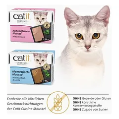 Catit Cuisine mousse, drėgnas maistas katėms 12 x 90 g — 5 nuotrauka