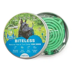 Šunų antkaklis, galintis padėti atbaidantis nuo parazitų, silikoninis, 70 cm
