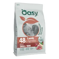 Oasy Monoprotein Adult Small/Mini sausas pašaras su ėriena mažų veislių šunims