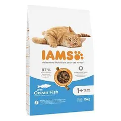 Sausas kačių maistas - IAMS CAT ADULT OCEAN FISHER 10 kg