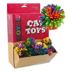 Magic cat žaislas katėms – kamuoliukas vaivorykštė, 1 vnt.