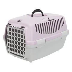 Trixie Transport Box Capri 1 plastikinė transportavimo dėžė šunims ir katėms su rankena, XS, 48x32x31 cm, iki 6 kg