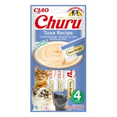 Inaba Churu Tuna With Scallop skanėstas katėms su tunu ir šukutėmis, kreminė tekstūra, 4×14 g