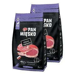 PAN MIĘSKO Veršiena su ėriena, M, 2x3 kg (senjorams)