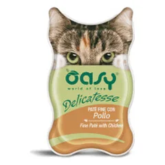 Oasy Delicatesse paštetas su vištiena suaugusioms katėms