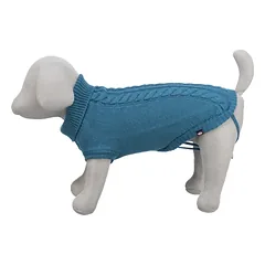 TRIXIE Kenton megztinis XS 30 cm mėlynas — 2 nuotrauka