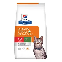 Hill’s Prescription Diet Feline c/d Urinary Stress Metabolic Sausas maistas katėms šlapimo sistemos sveikatingumui ir streso mažinimui 8 kg