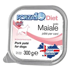 Forza10 Solo Diet Pork hipoalerginiai konservai šunims su kiauliena, 300 g