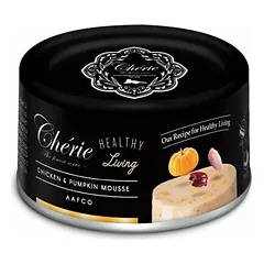 Cherie Cat Chicken and Pumpkin Mousse 80 g nuotrauka