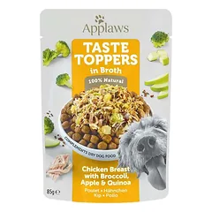 APPLAWS Taste Toppers Vištienos krūtinėlė, brokoliai ir kvinojos sultinyje 85 g