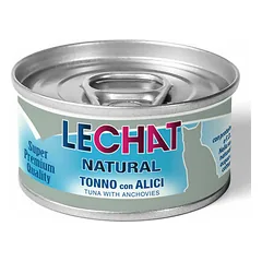 LeChat Natural Tuna Flakes with Anchovies 80 g